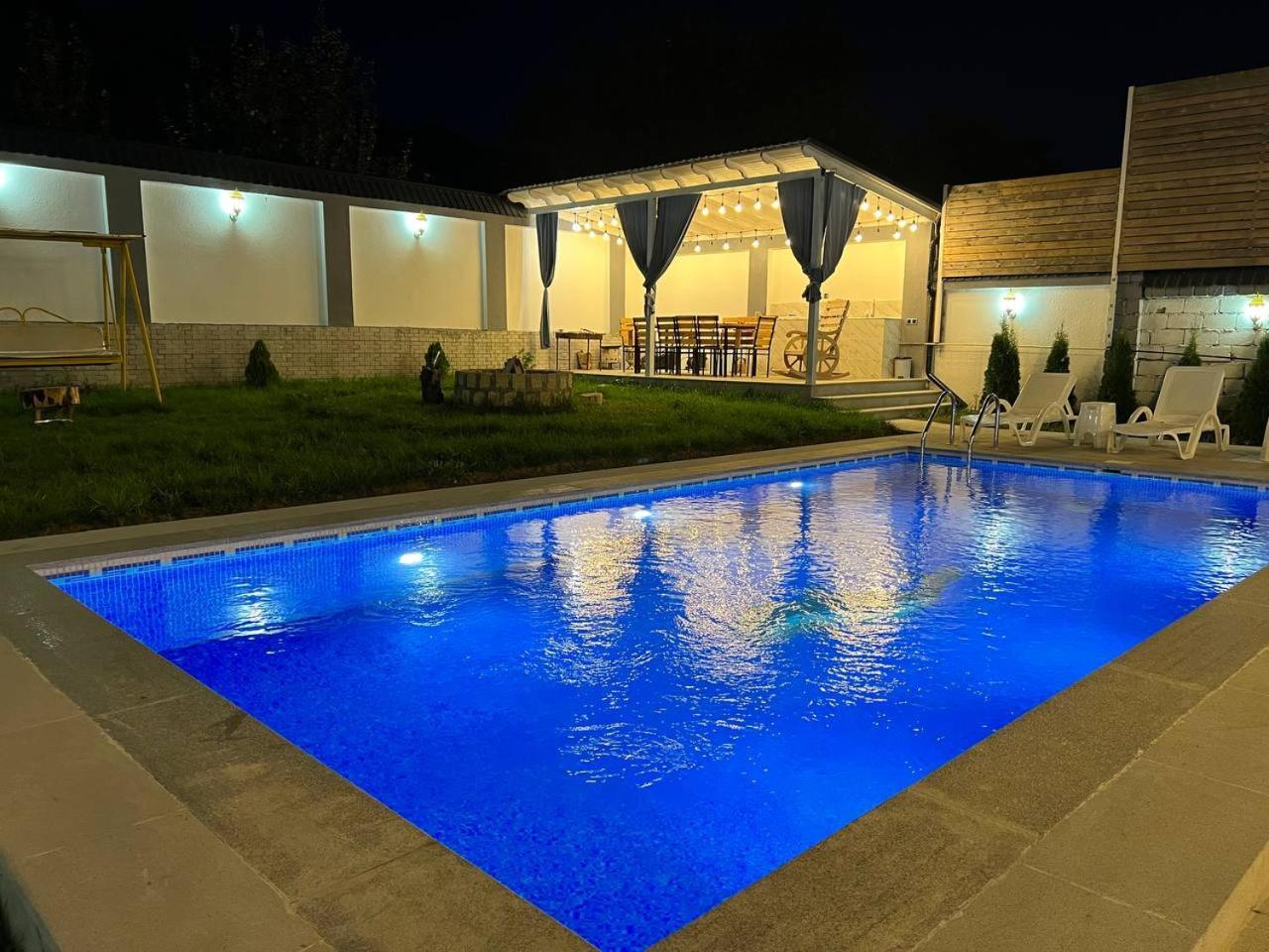 Qafqaz Mountside Chalet Gabala Exterior foto