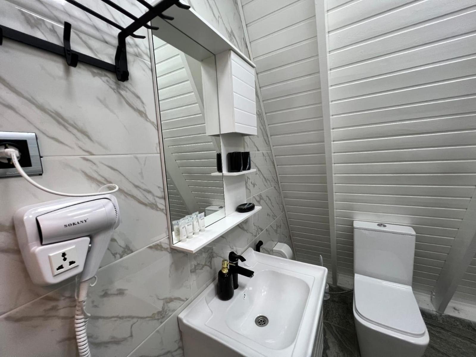 Qafqaz Mountside Chalet Gabala Exterior foto