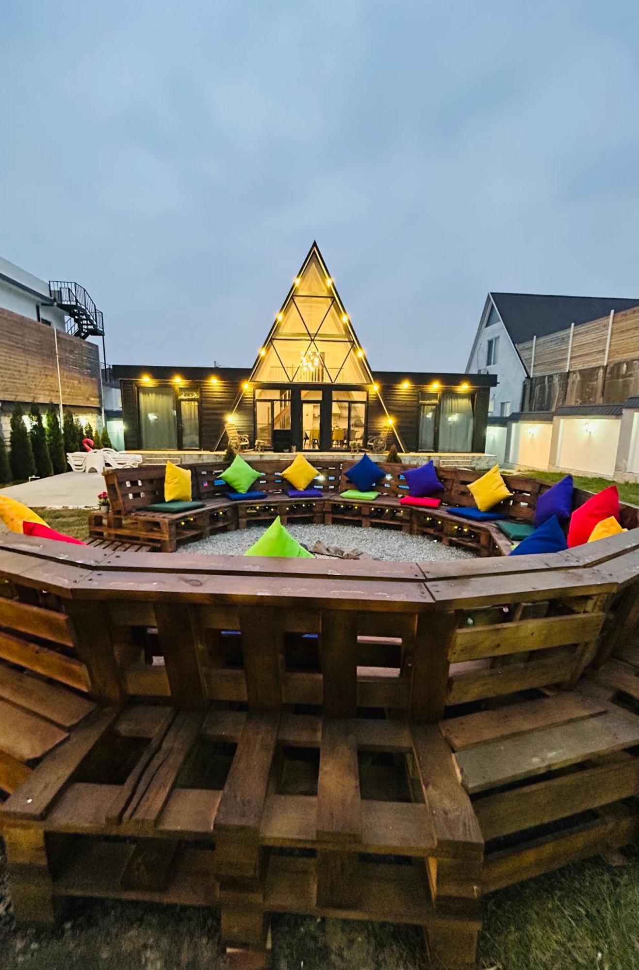 Qafqaz Mountside Chalet Gabala Exterior foto